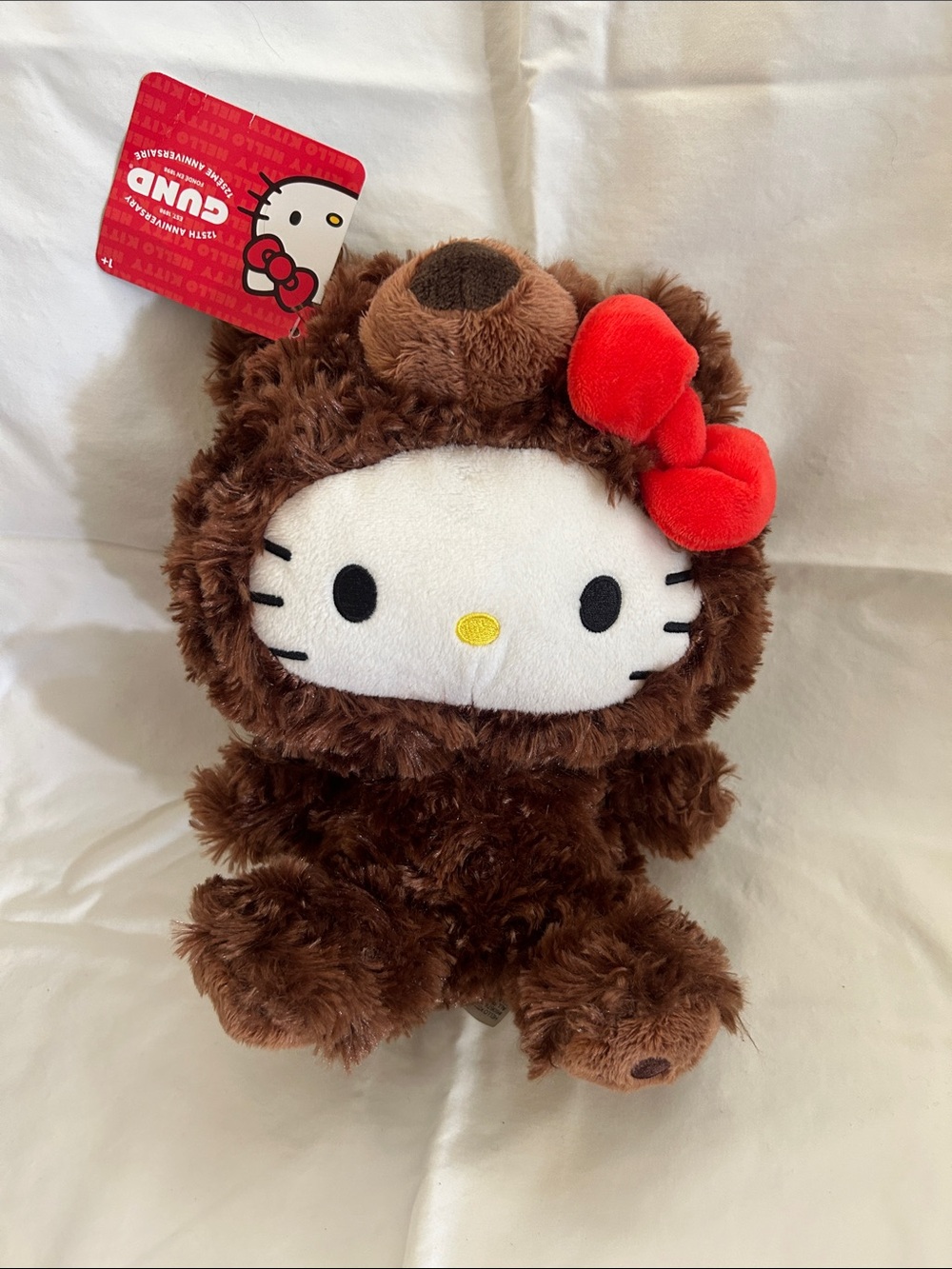 Hello Kitty dressed as a bear